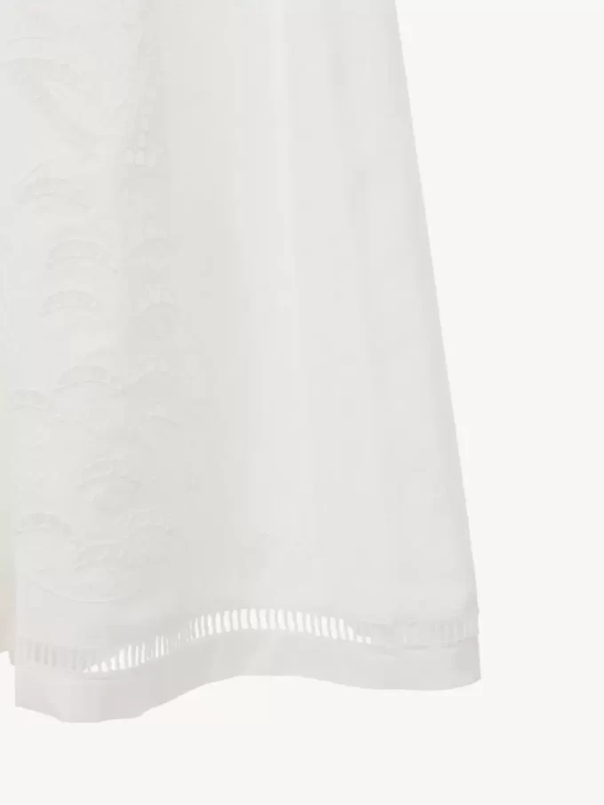 Kurzarm-Langes Kleid Kurzarm-Langes Kleid