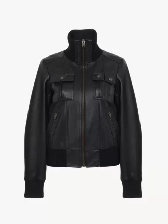 Kurzer Blouson aus Leder