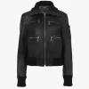 Kurzer Blouson aus Leder Kurzer Blouson aus Leder