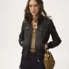 Kurzer Blouson aus Leder Kurzer Blouson aus Leder
