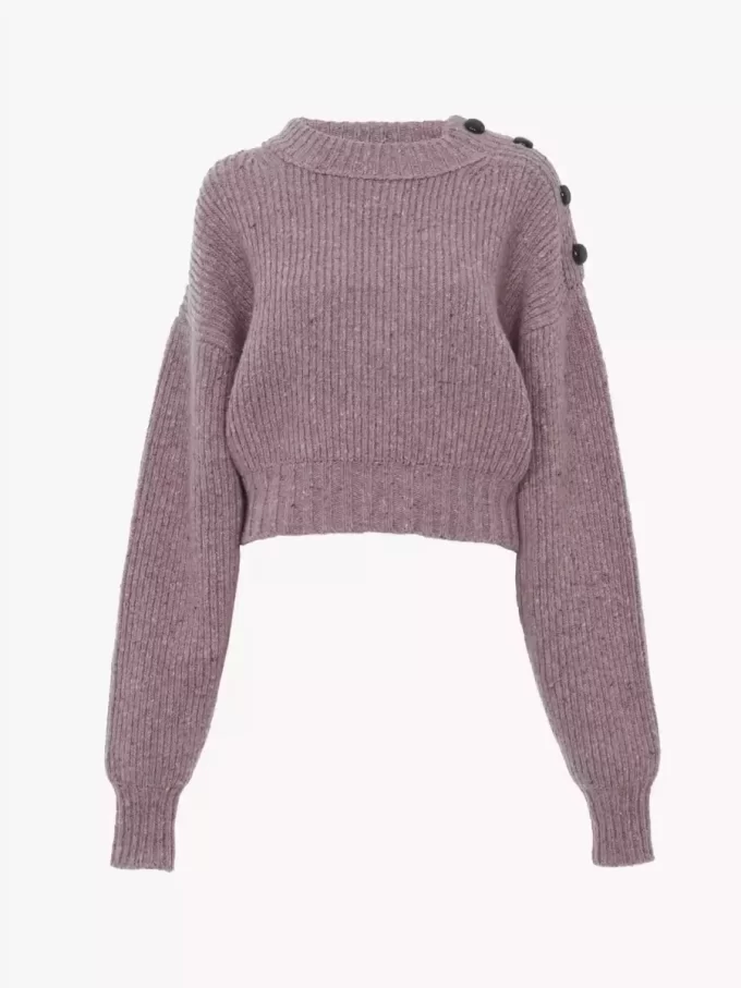 Kurzer Rollkragenpullover aus Merinowolle Kurzer Rollkragenpullover aus Merinowolle