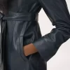 Kurzmantel aus Leder