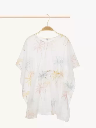 Kurzärmeliges Strandkleid