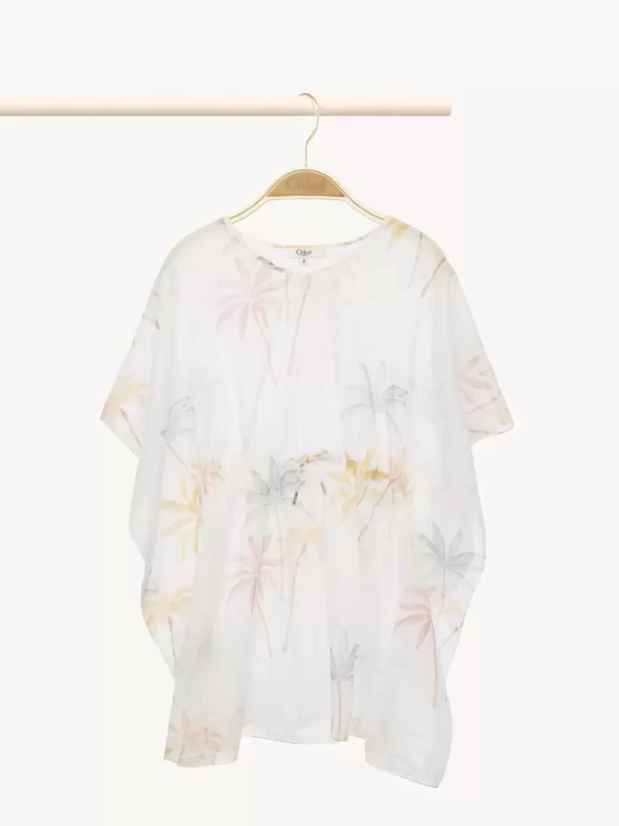 Kurzärmeliges Strandkleid Kurzärmeliges Strandkleid