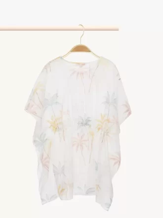 Kurzärmeliges Strandkleid