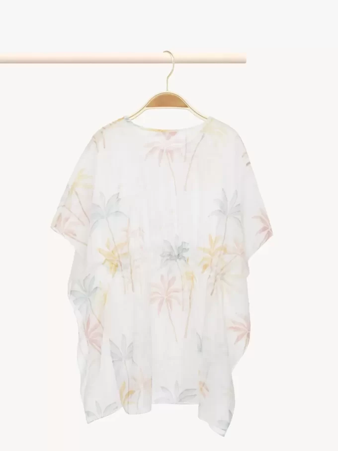 Kurzärmeliges Strandkleid Kurzärmeliges Strandkleid