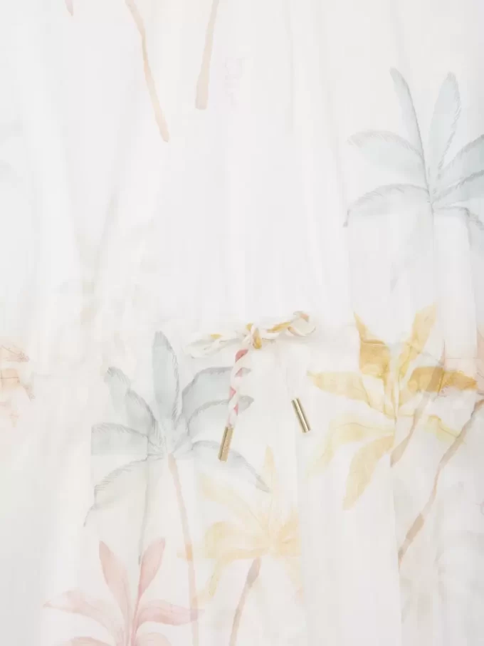 Kurzärmeliges Strandkleid Kurzärmeliges Strandkleid