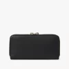 Lange Brieftasche mit Reißverschluss „Alphabet“ aus genarbtem Leder Lange Brieftasche mit Reißverschluss „Alphabet“ aus genarbtem Leder