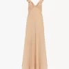 Langes Sommerkleid aus Crêpe de Chine Langes Sommerkleid aus Crêpe de Chine