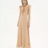 Langes Sommerkleid aus Crêpe de Chine Langes Sommerkleid aus Crêpe de Chine