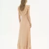 Langes Sommerkleid aus Crêpe de Chine Langes Sommerkleid aus Crêpe de Chine