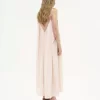 Langes Unterkleid aus Habotai-Seide und Spitze Langes Unterkleid aus Habotai-Seide und Spitze
