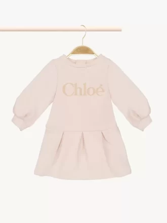 Langärmliges Logokleid für Kinder