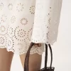 Langärmliges Minikleid aus Baumwoll-Voile Langärmliges Minikleid aus Baumwoll-Voile