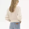Logo-Pullover aus Alpakawolle und Seide Logo-Pullover aus Alpakawolle und Seide