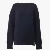 Logo-Pullover aus Woll- und Kaschmirstrick Logo-Pullover aus Woll- und Kaschmirstrick
