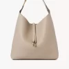 Marcie Hobo-Tasche aus genarbtem Leder Marcie Hobo-Tasche aus genarbtem Leder