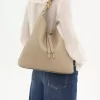 Marcie Hobo-Tasche aus genarbtem Leder Marcie Hobo-Tasche aus genarbtem Leder