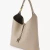 Marcie Hobo-Tasche aus genarbtem Leder Marcie Hobo-Tasche aus genarbtem Leder