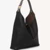 Marcie Hobo-Tasche aus genarbtem Leder Marcie Hobo-Tasche aus genarbtem Leder