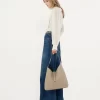 Marcie Hobo-Tasche aus genarbtem Leder Marcie Hobo-Tasche aus genarbtem Leder