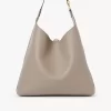 Marcie Hobo-Tasche aus genarbtem Leder