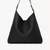 Marcie Hobo-Tasche aus genarbtem Leder Marcie Hobo-Tasche aus genarbtem Leder