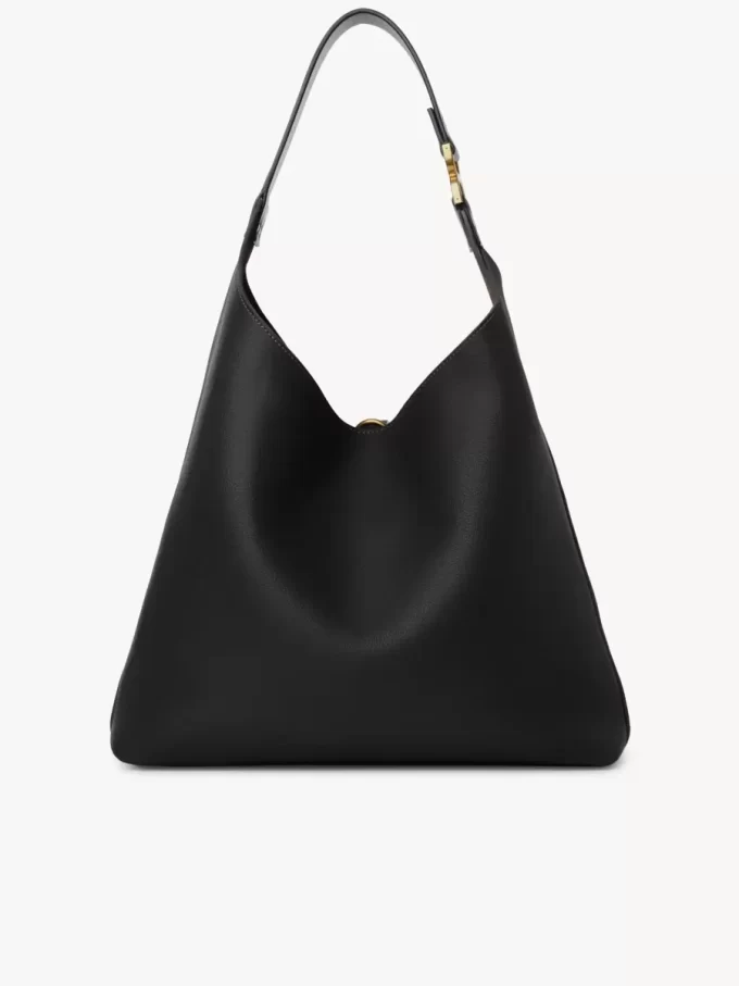 Marcie Hobo-Tasche aus genarbtem Leder Marcie Hobo-Tasche aus genarbtem Leder