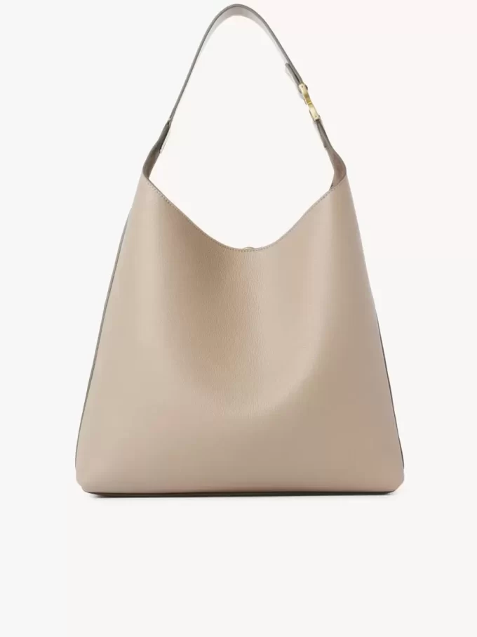 Marcie Hobo-Tasche aus genarbtem Leder Marcie Hobo-Tasche aus genarbtem Leder