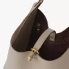 Marcie Hobo-Tasche aus genarbtem Leder