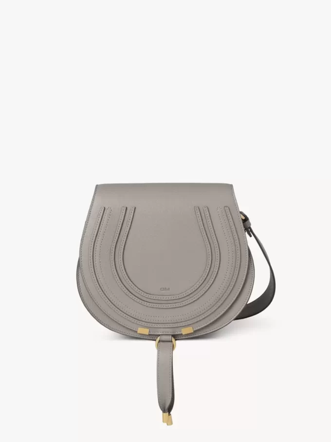 Marcie Satteltasche aus genarbtem Leder Marcie Satteltasche aus genarbtem Leder