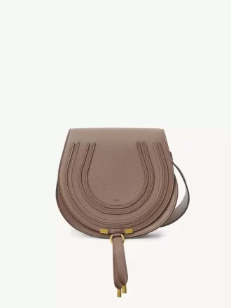 Marcie Satteltasche aus genarbtem Leder