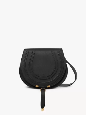 Marcie Satteltasche aus genarbtem Leder