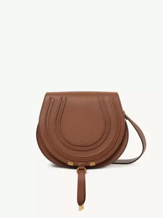 Marcie Satteltasche aus genarbtem Leder