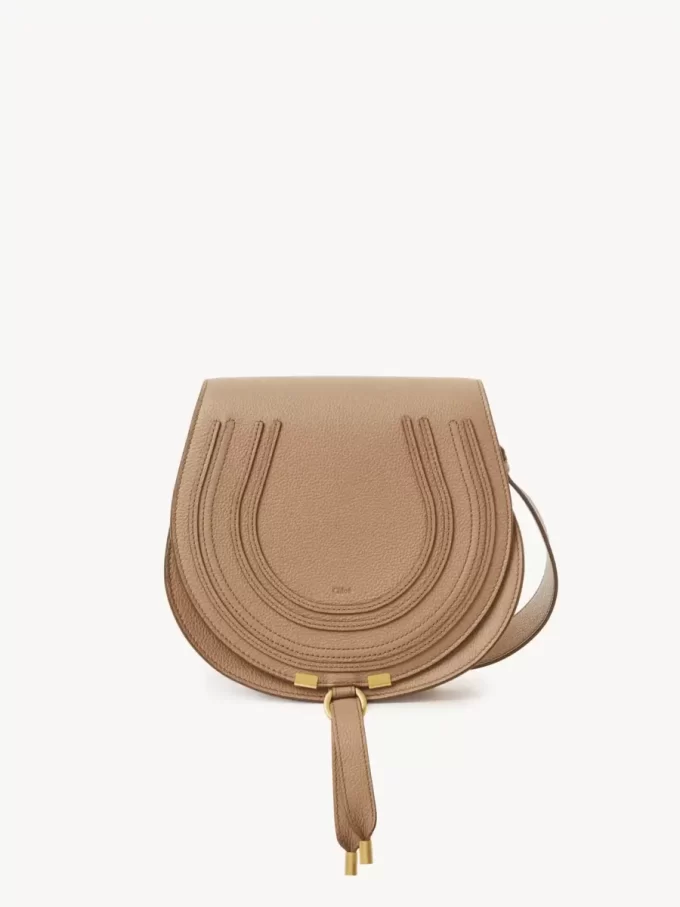 Marcie Satteltasche aus genarbtem Leder Marcie Satteltasche aus genarbtem Leder