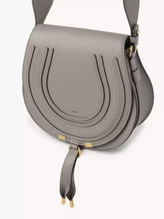 Marcie Satteltasche aus genarbtem Leder