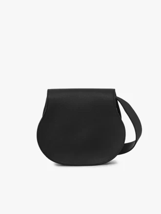 Marcie Satteltasche aus genarbtem Leder