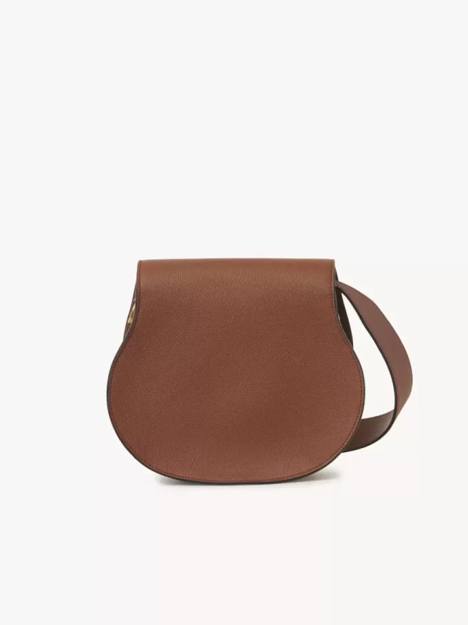 Marcie Satteltasche aus genarbtem Leder Marcie Satteltasche aus genarbtem Leder
