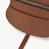 Marcie Satteltasche aus genarbtem Leder Marcie Satteltasche aus genarbtem Leder