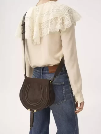Marcie Satteltasche aus Wildleder