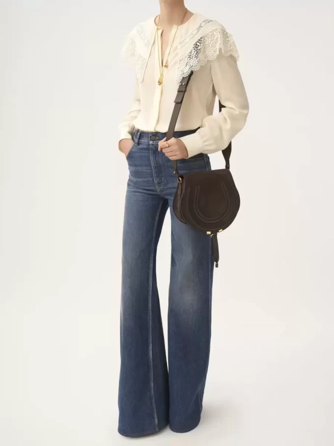 Marcie Satteltasche aus Wildleder Marcie Satteltasche aus Wildleder