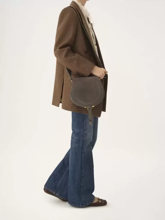 Marcie Satteltasche aus Wildleder Marcie Satteltasche aus Wildleder