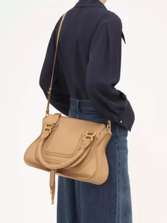 Marcie Tasche aus genarbtem Leder