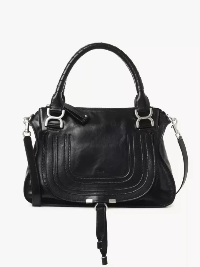 Marcie Tasche aus glänzendem Leder Marcie Tasche aus glänzendem Leder