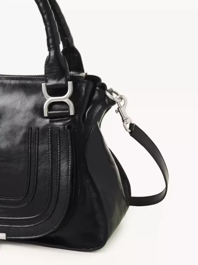 Marcie Tasche aus glänzendem Leder Marcie Tasche aus glänzendem Leder