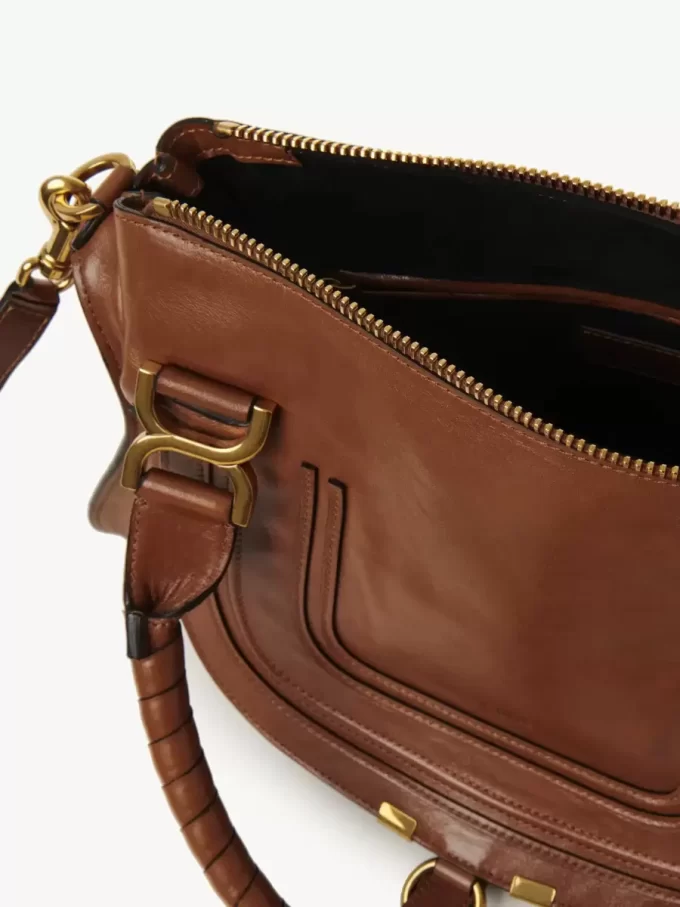 Marcie Tasche aus glänzendem Leder Marcie Tasche aus glänzendem Leder