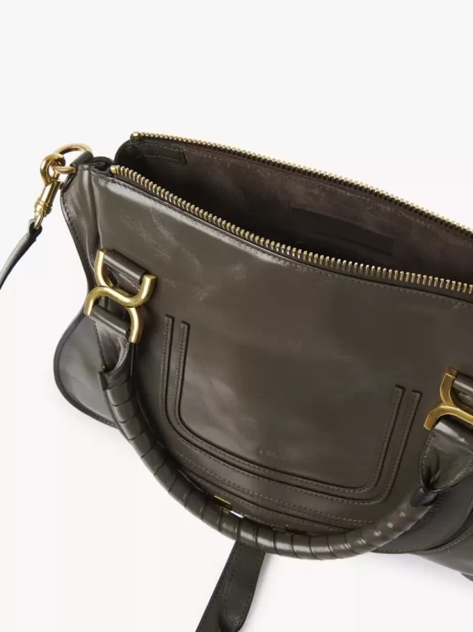 Marcie Tasche aus glänzendem Leder Marcie Tasche aus glänzendem Leder