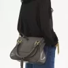 Marcie Tasche aus glänzendem Leder Marcie Tasche aus glänzendem Leder