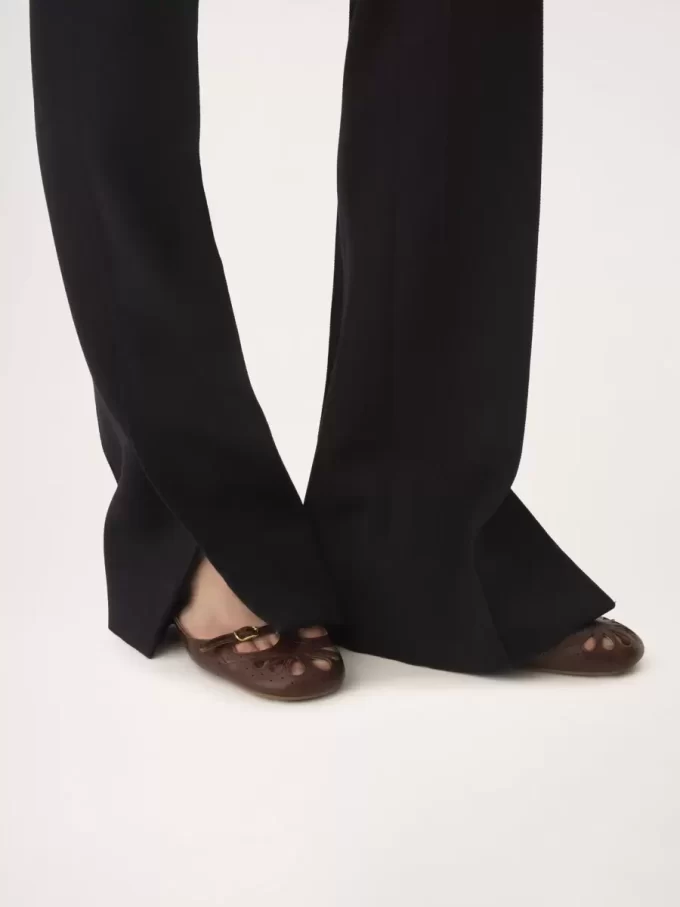 Maßgeschneiderte Hose aus Wollgabardine Maßgeschneiderte Hose aus Wollgabardine