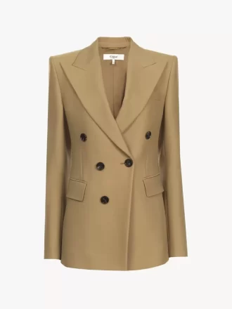 Maßgeschneiderte Jacke aus Wolle Grain de Poudre